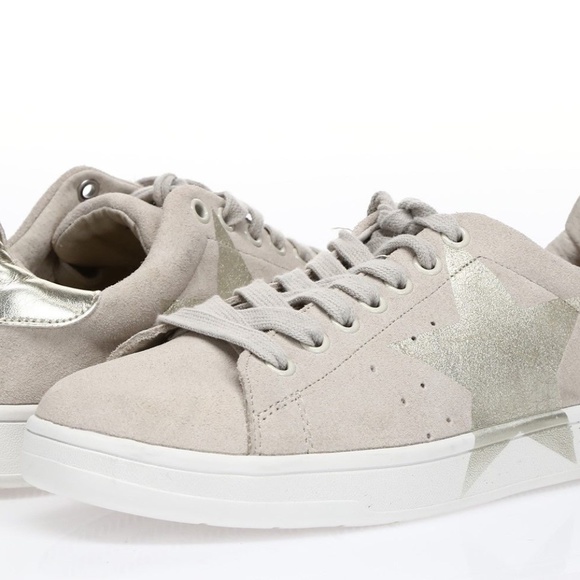 steve madden gold star sneakers